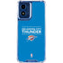 NBA Oklahoma City Thunder Standard - Blue Moto G 5G (2024) Clear Case
